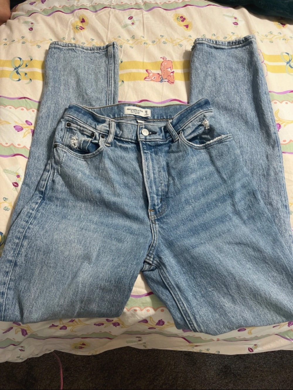 Abercrombie 90s straight ultra high rise jeans